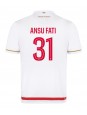 Muži Futbalové oblečenie AS Monaco Ansu Fati #31 2025-26 Krátky Rukáv - Domáci